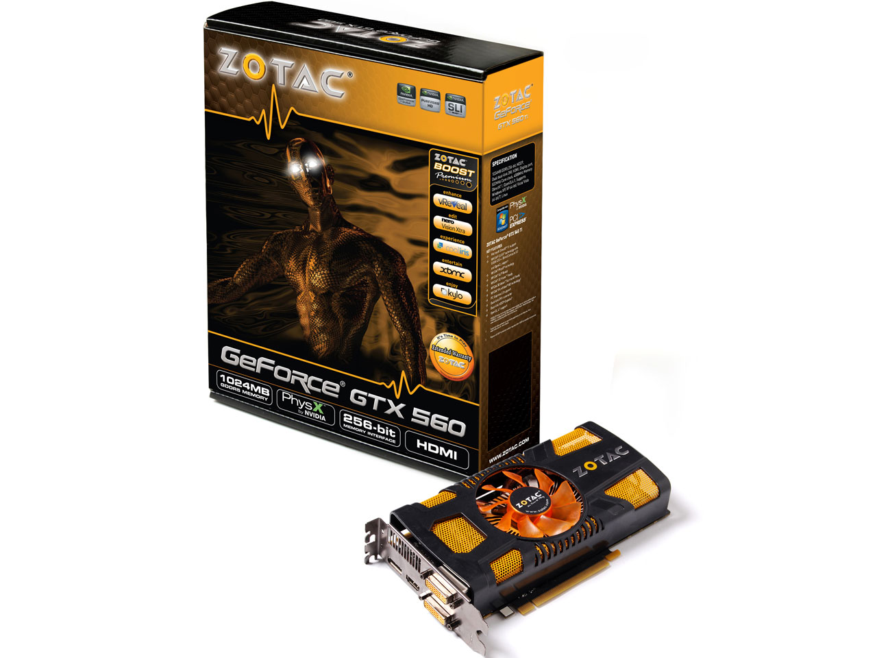 ZOTAC GeForce GTX 560 1GB ZT-50701-10M [PCIExp 1GB]