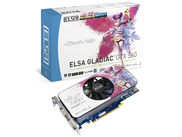 ELSA GLADIAC GTX 560 1GB [PCIExp 1GB] �̐��i�摜
