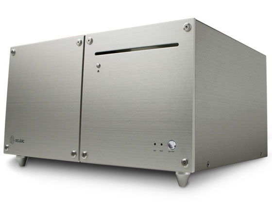 【レア】Abee acubic ACB-CS515 フルアルミ PCケース 送料無料 美品 Abee Acubic ACB-CS515 アルミ Mini-ITX キューブ