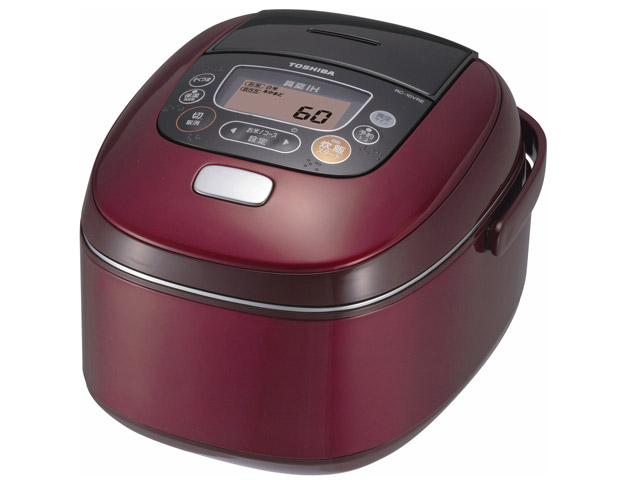 東芝 真空IHジャー炊飯器レッド 真空かまど炊きRC-10VRH-R Amazon.co.jp: 東芝 真空IHジャー炊飯器（5.5合炊き） レッド
