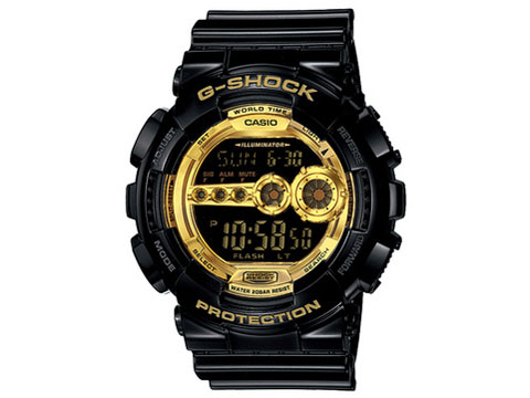 カシオ G-SHOCK ブラックxゴールドシリーズ GD-100GB-1JF 取扱説明書