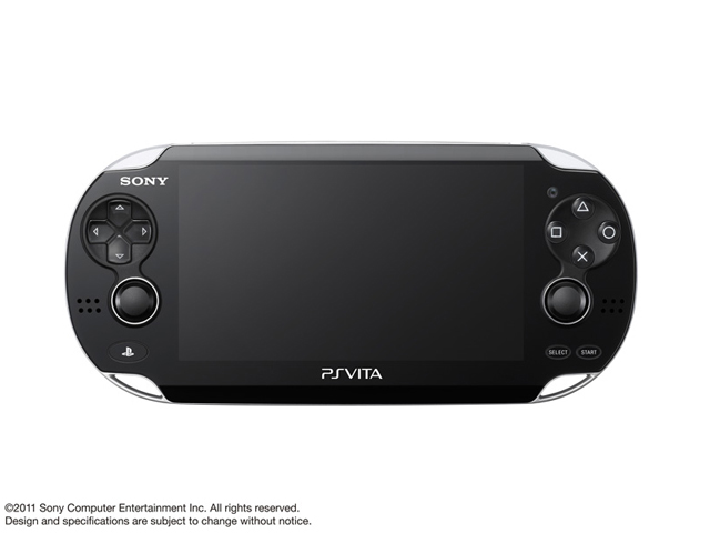 PlayStation Vita (プレイステーション ヴィータ) 3G/Wi-Fiモデル PCH-1100 AB01 [クリスタル・ブラック] の製品画像