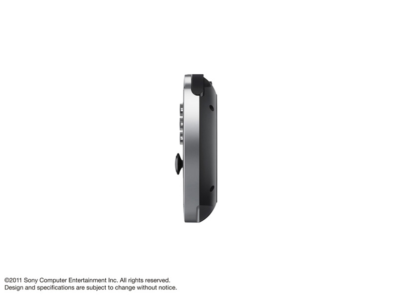 『本体 右側面』 PlayStation Vita (プレイステーション ヴィータ) 3G/Wi-Fiモデル PCH-1100 AB01 [クリスタル・ブラック] の製品画像