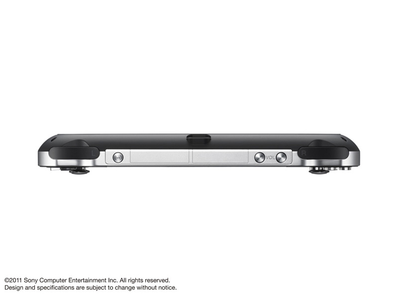 『本体 上面』 PlayStation Vita (プレイステーション ヴィータ) 3G/Wi-Fiモデル PCH-1100 AB01 [クリスタル・ブラック] の製品画像