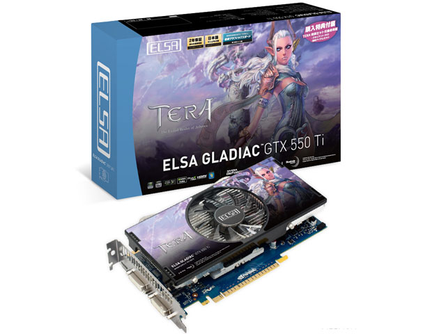 ELSA GLADIAC GTX 550Ti 1GB TERA [PCIExp 1GB] �̐��i�摜