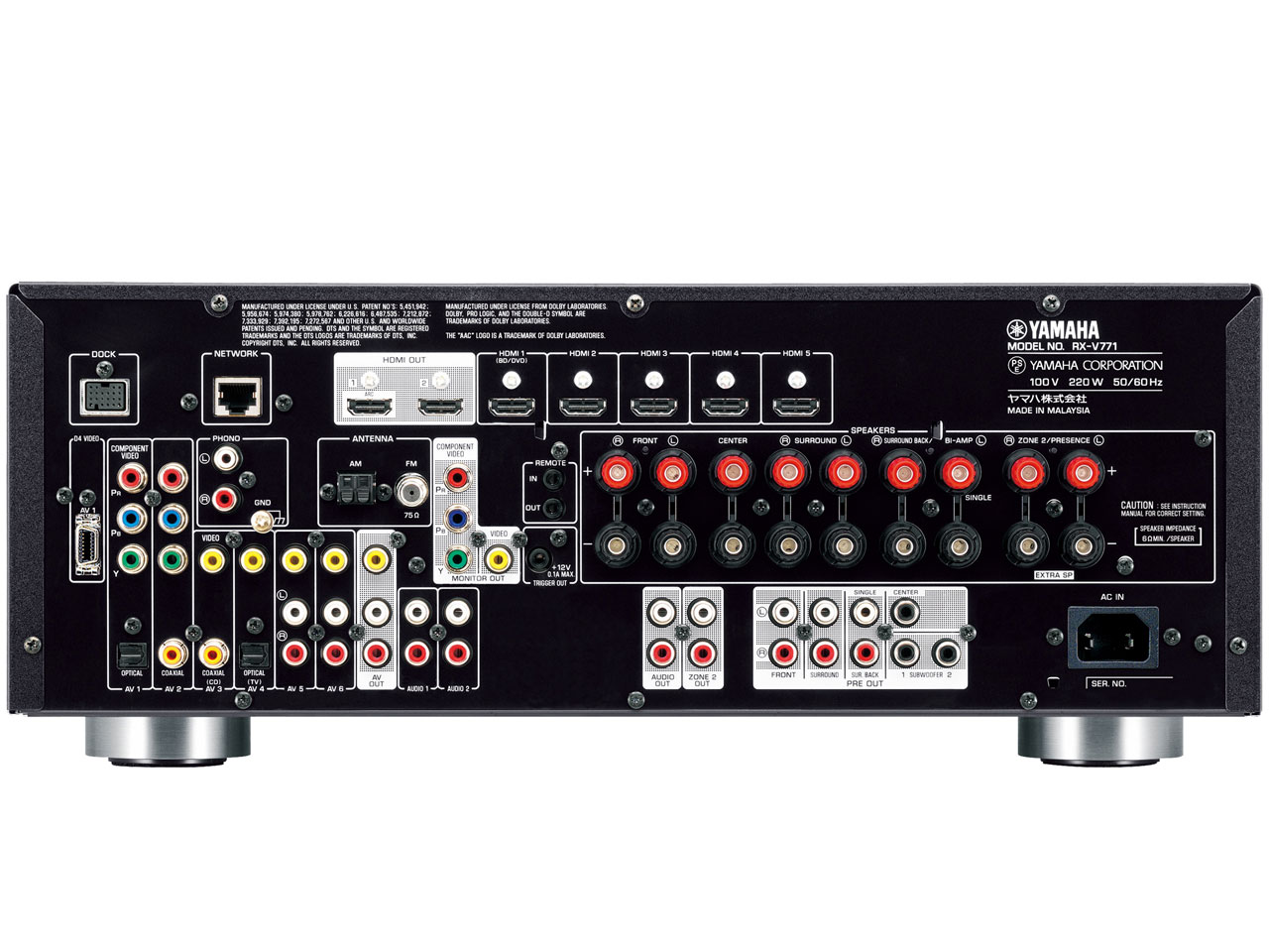 RX-V771(B) [�u���b�N]