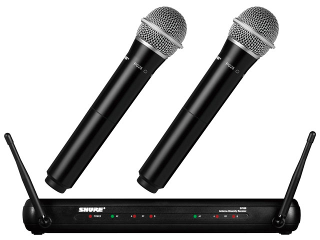 SHURE デュアルボーカルワイヤレスシステム SVXシリーズ SVX288/PG28