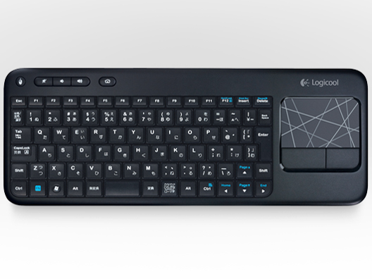 Wireless Touch Keyboard K400 [�u���b�N] �̐��i�摜
