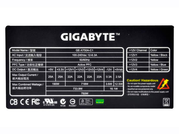 GreenMax 750W GE-X750A-C1