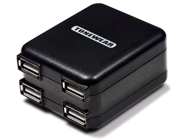 TUNEMAX 4USB CHARGER TUN-PD-000021 [�u���b�N] �̐��i�摜