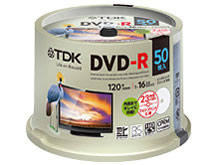 DR120DPWC50PUE [DVD-R 16�{�� 50���g] �̐��i�摜