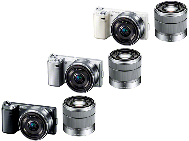 �� NEX-5ND �_�u�������Y�L�b�g [�V���o�[]