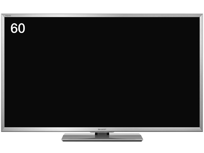 �t���[�X�^�C�� AQUOS LC-60F5-S [60�C���` �V���o�[�n] �̐��i�摜