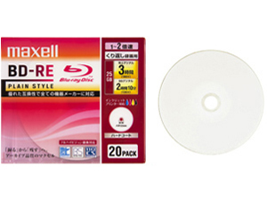 BE25VPLWPA.20S [BD-RE 2�{�� 20���g] �̐��i�摜