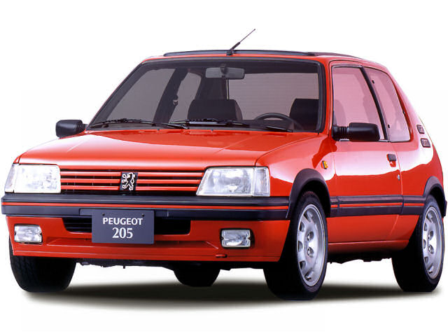 プジョー 205 1988年モデル 新車画像