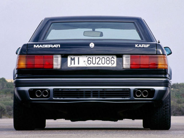 マセラティ カリフ 1989年モデル 新車画像