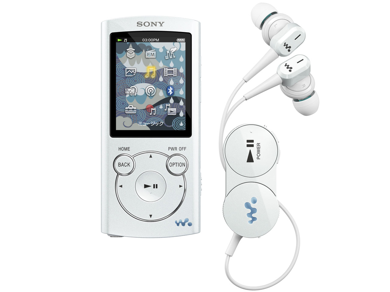 NW-S764BT (W) [8GB �z���C�g] �̐��i�摜