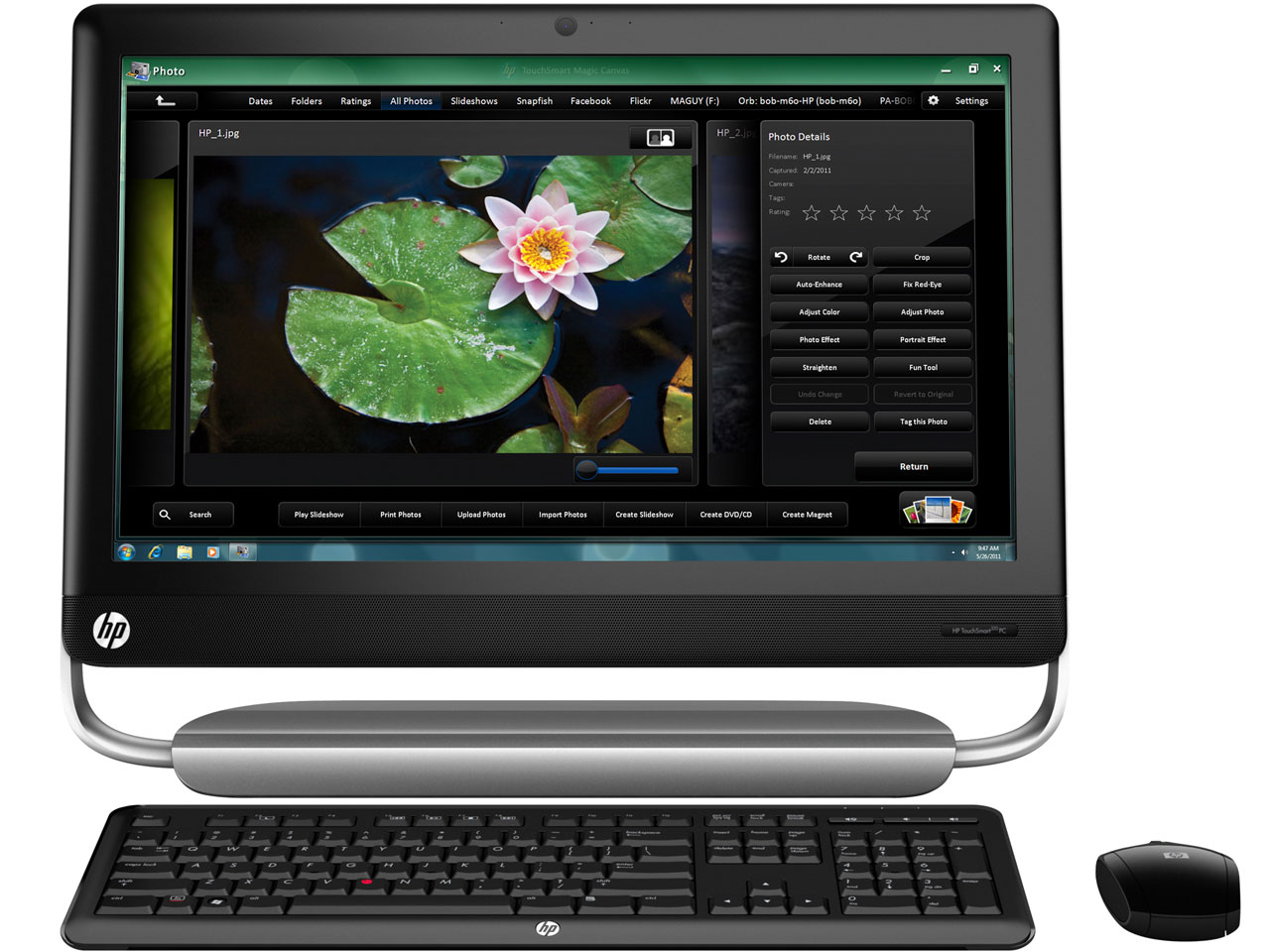 TouchSmart PC 320-1030jp QU293AA-AAAA �̐��i�摜