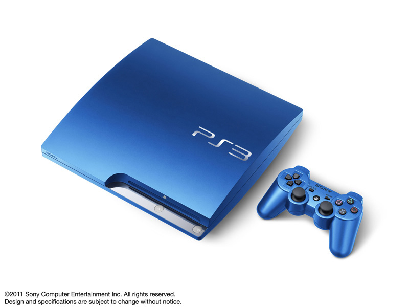 SONY プレイステーション3 CECH-3000B PS3 Splash Blue CECH 3000B 320GB Console Full Accessories