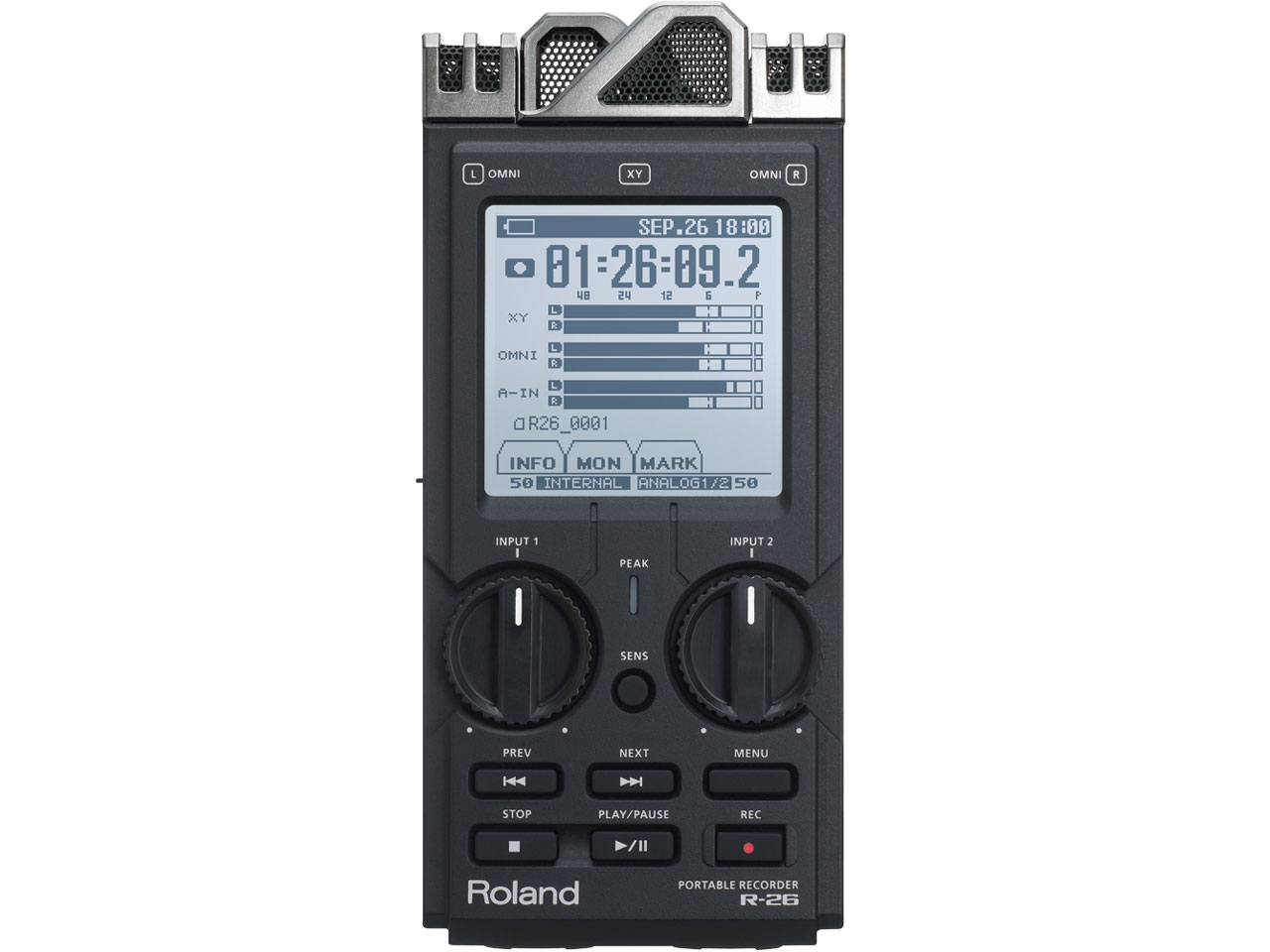 Portable Recorder R-26 �̐��i�摜