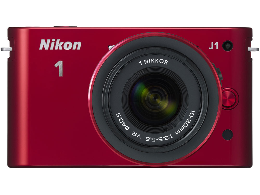 価格.com - Nikon 1 J1 標準ズームレンズキット [レッド] の製品画像