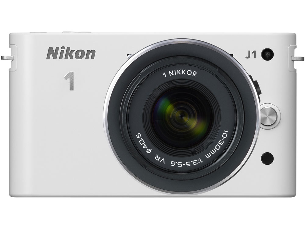 Nikon 1 J1 �_�u���Y�[���L�b�g [�z���C�g]