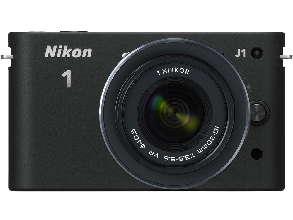 Nikon 1 J1 �_�u���Y�[���L�b�g [�u���b�N]