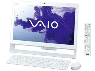 VAIO J�V���[�Y VPCJ227FJ/W [�z���C�g] �̐��i�摜