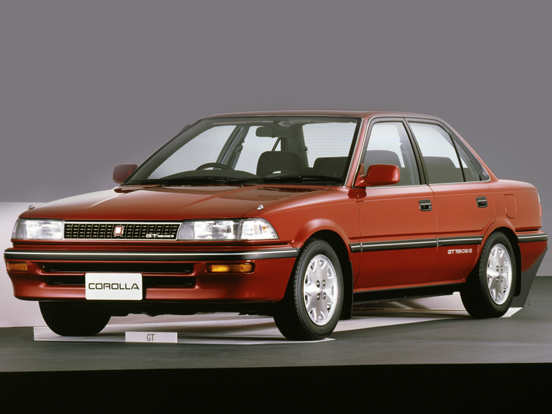 トヨタ カローラ 1987年モデル 新車画像