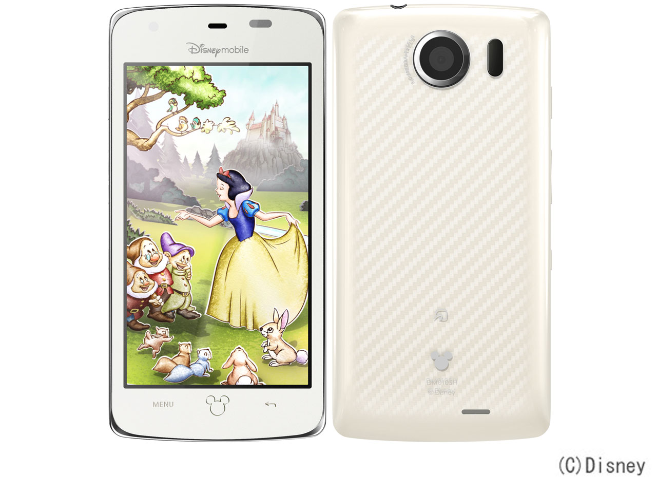 DM010SH �f�B�Y�j�[�E���o�C�� SoftBank [Classic White] �̐��i�摜