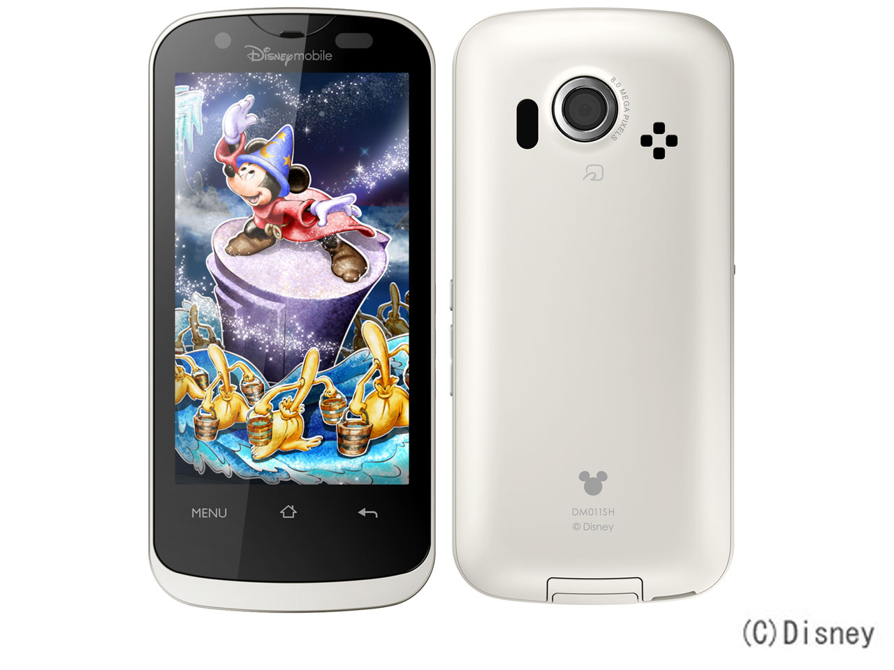 DM011SH �f�B�Y�j�[�E���o�C�� SoftBank [Silky White] �̐��i�摜