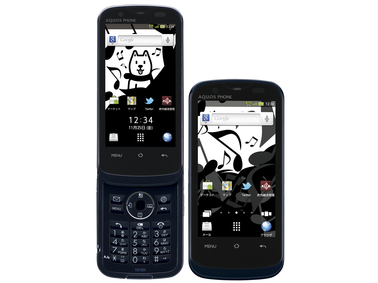 AQUOS PHONE THE HYBRID 101SH SoftBank [�l�C�r�[�u���b�N] �̐��i�摜