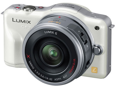LUMIX DMC-GF3X-W �d���Y�[�������Y�L�b�g [�V�F���z���C�g] �̐��i�摜