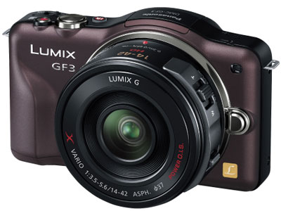 LUMIX DMC-GF3X-T �d���Y�[�������Y�L�b�g [�Z���V���A���u���E��] �̐��i�摜