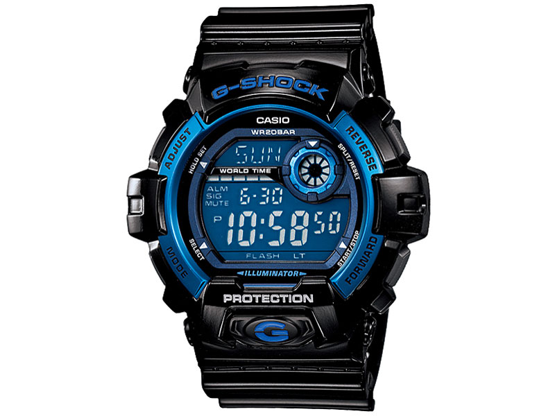 CASIO G-SHOCK デジタル G-8900A-1ブラック/ブルー G-SHOCK ポイント最大6倍 Gショック G-8900A-1 カシオ CASIO 黒