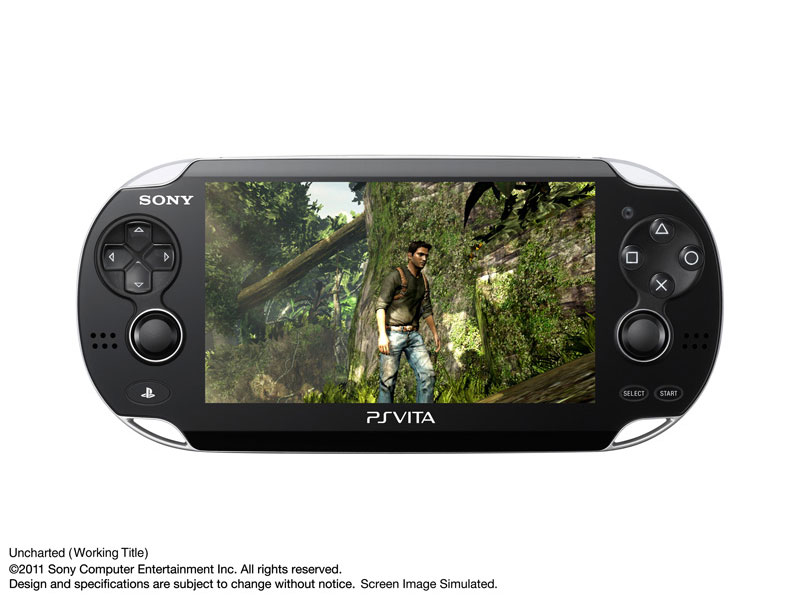 PlayStation Vita (�v���C�X�e�[�V���� ���B�[�^) 3G/Wi-Fi���f�� PCH-1100 AA01 [�N���X�^���E�u���b�N ��������]