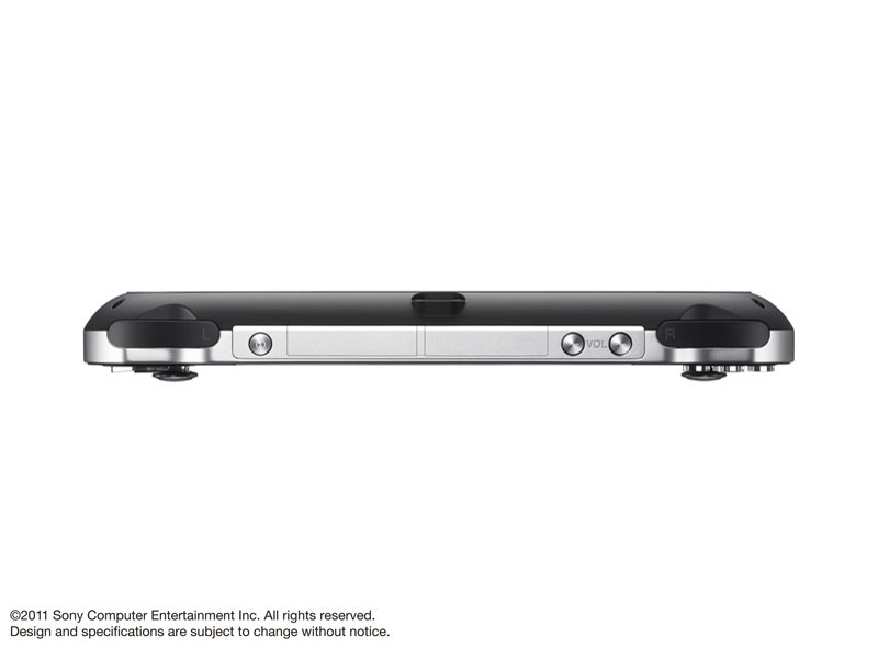 『本体 上面』 PlayStation Vita (プレイステーション ヴィータ) 3G/Wi-Fiモデル PCH-1100 AA01 [クリスタル・ブラック 初回限定版] の製品画像