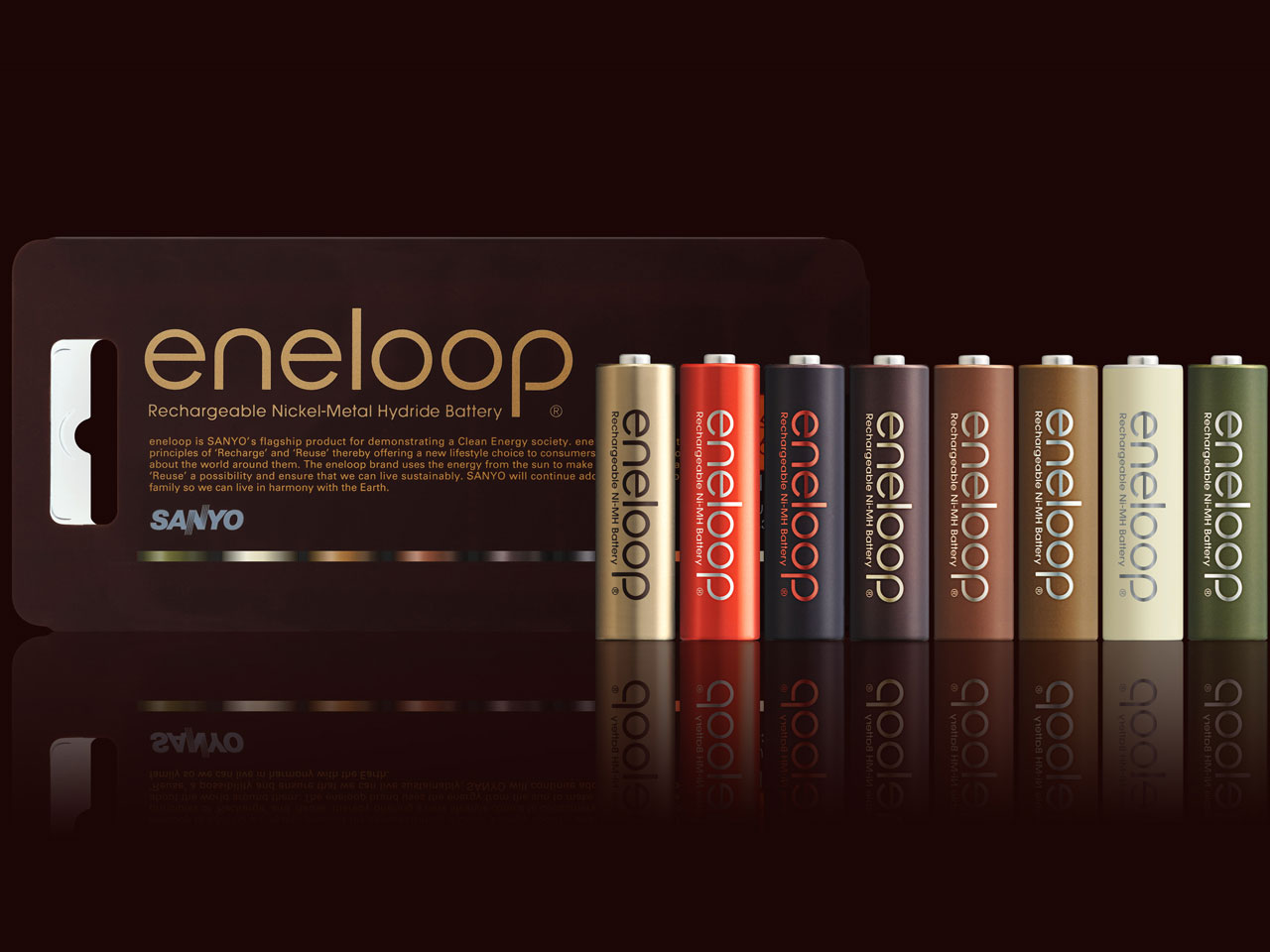 eneloop tones chocolat HR-3UTGB-8C