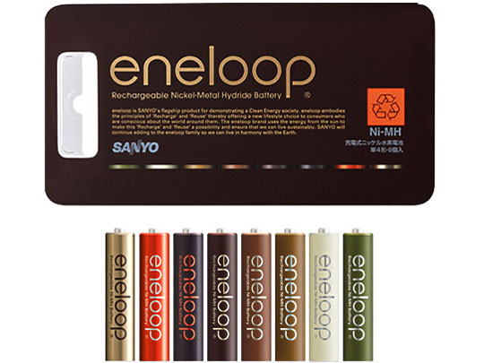 eneloop tones chocolat HR-4UTGB-8C �̐��i�摜