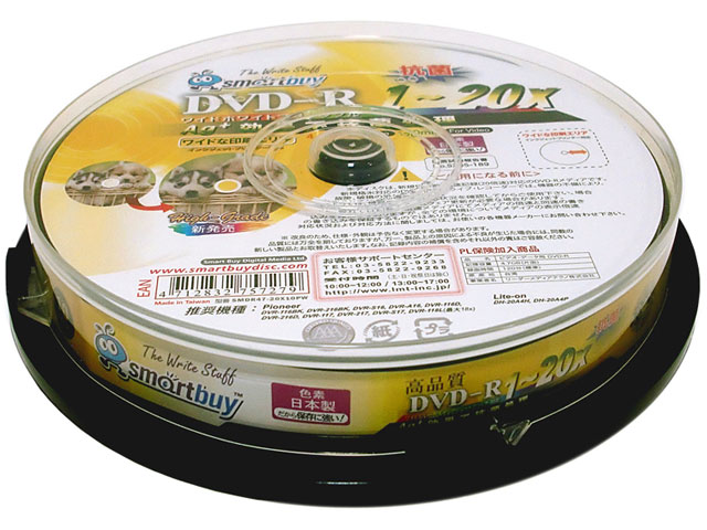 SMDR47-20X10PW [DVD-R 20�{�� 10���g]