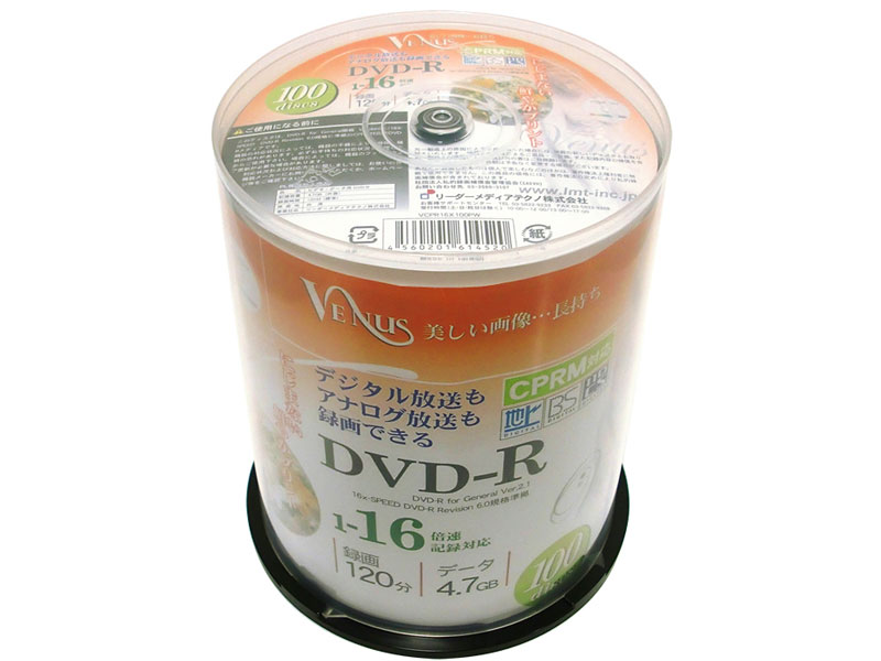VCPR16X100PW [DVD-R 16�{�� 100���g]
