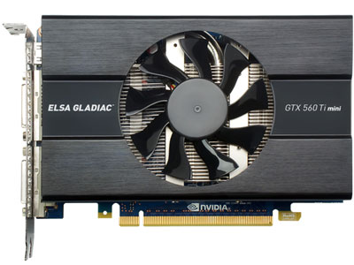 ELSA GLADIAC GTX 560 Ti mini 1GB NCJapan10���N�L�O���ʔ� [PCIExp 1GB]