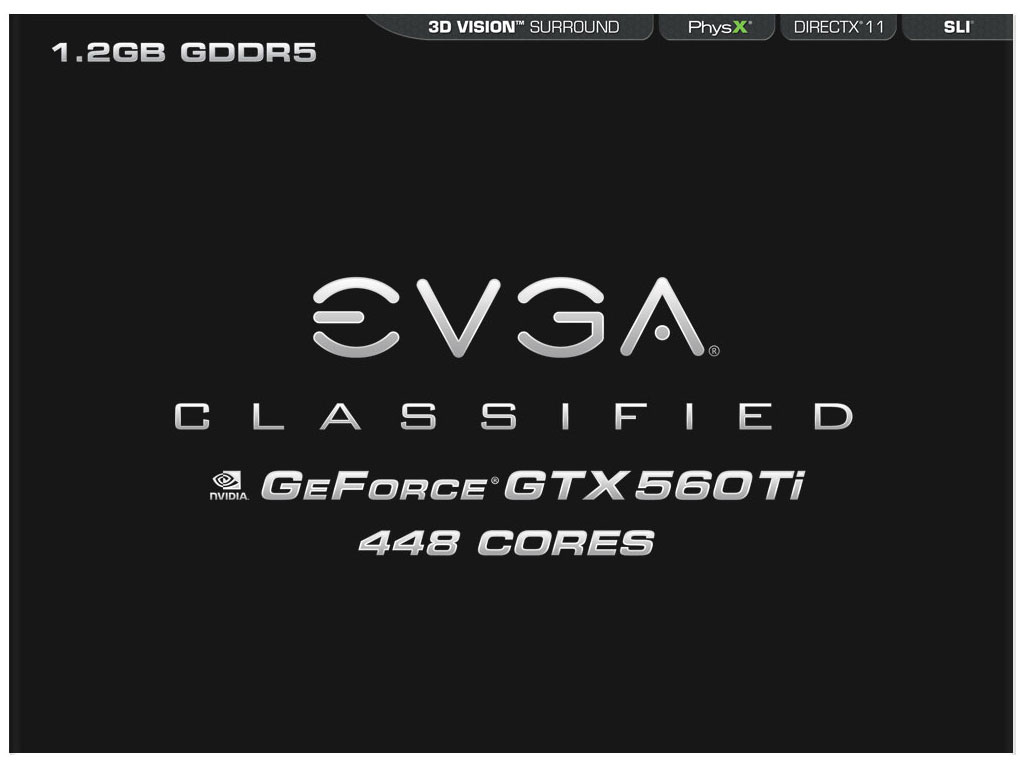 GeForce GTX 560 Ti Classified 012-P3-2068-KR [PCIExp 1280MB]