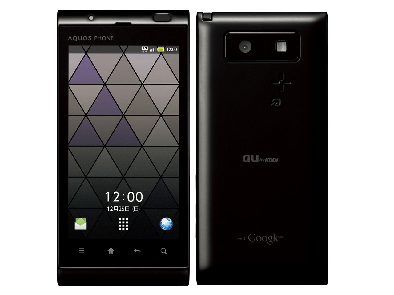 AQUOS PHONE IS14SH au [ナイトブラック] の製品画像