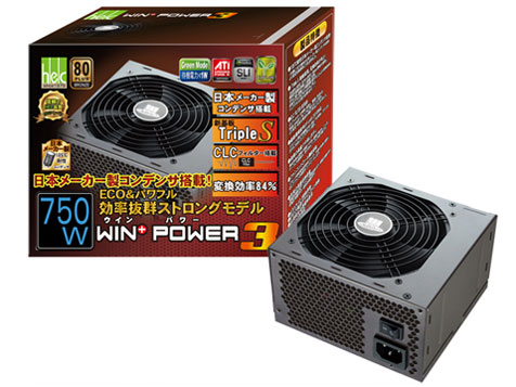 WIN+ Power 3 750W HEC-750TB-2WK