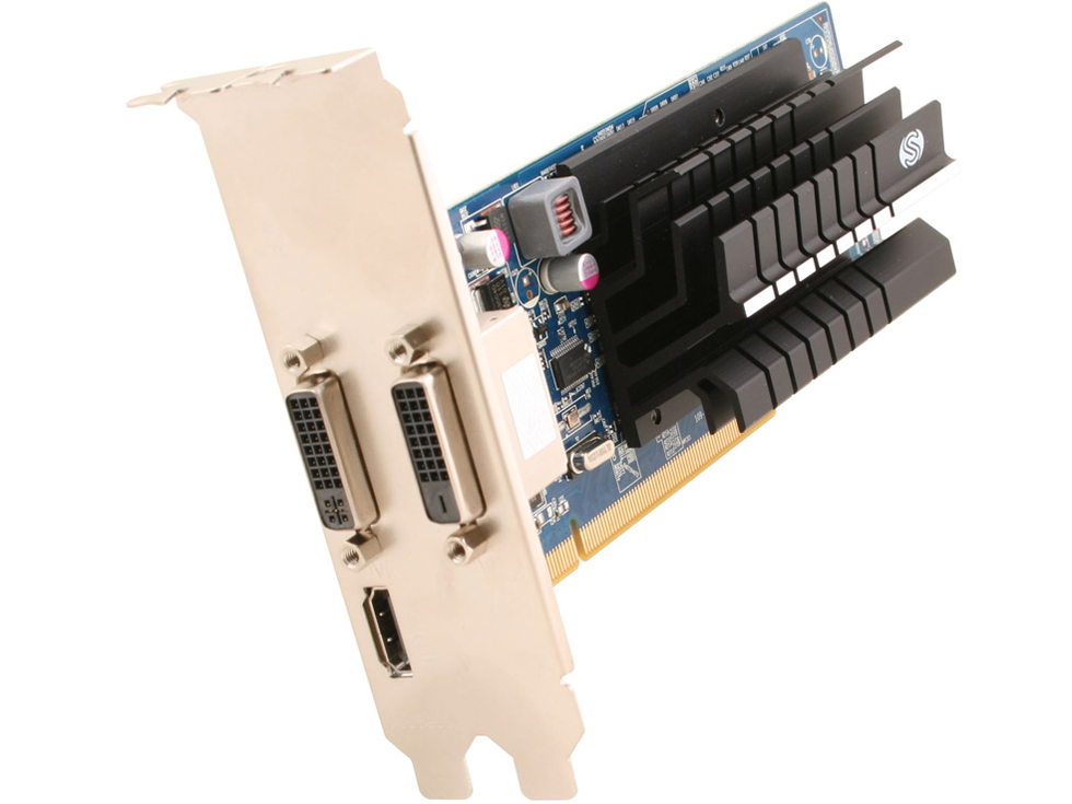SAPPHIRE FLEX HD6450 1G DDR3 PCI-E DL-DVI-I+SL-DVI-D/HDMI [PCIExp 1GB]