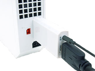 Wii�p HDMI�ϊ��A�_�v�^ LX-NWI033