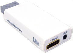 Wii�p HDMI�ϊ��A�_�v�^ LX-NWI033 �̐��i�摜