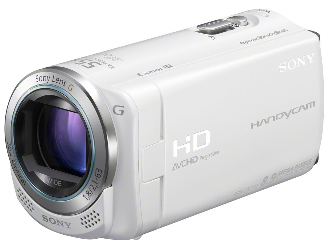 �w�{�� �΂߁x HDR-CX270V (W) [�v���~�A���z���C�g] �̐��i�摜
