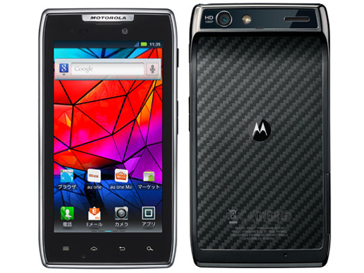 MOTOROLA RAZR IS12M au [�V���h�[�u���b�N] �̐��i�摜